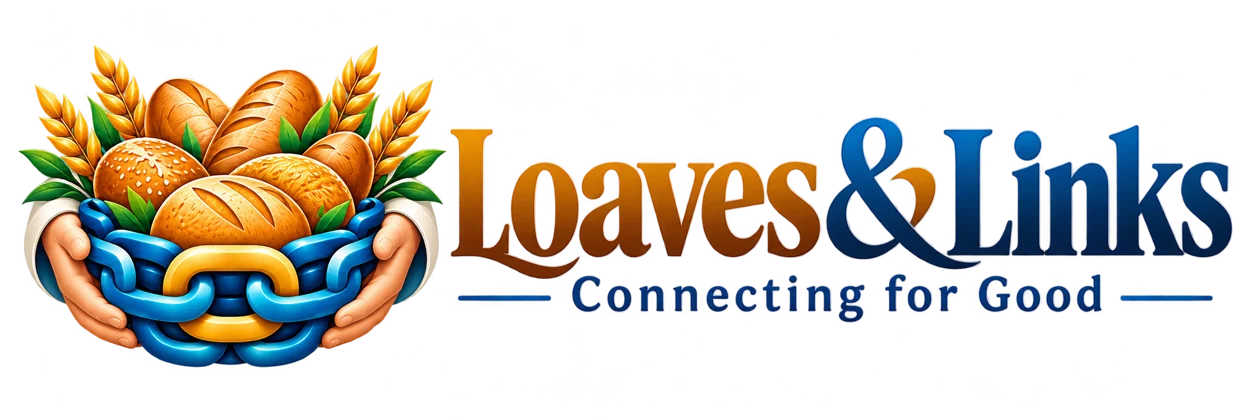 Loaves and Links logo, Connecting for Good